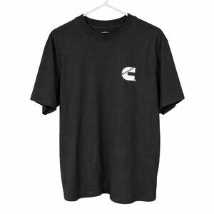 Cummins Black Graphic Logo T-Shirt Size M
